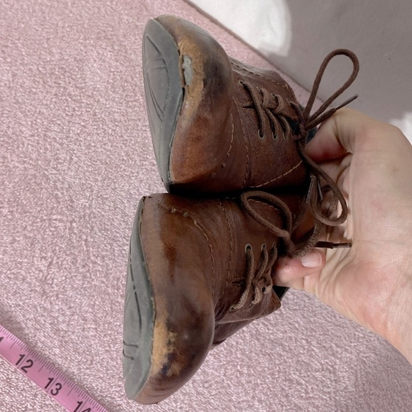 Sekoia Brown Leather Lace Up Shoes 41 - Picture 11 of 15